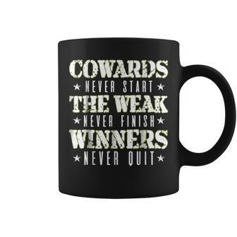 Navy Seal Winners Never Quit Coffee Mug - Monsterry DE