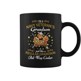 Navy Veterans Grandson Coffee Mug | Mazezy