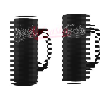 Nebraska Ne Vintage Sports Retro Script Coffee Mug - Thegiftio