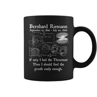 Nerdy Vintage Bernhard Riemann Mathematics Math Teacher Coffee Mug - Monsterry