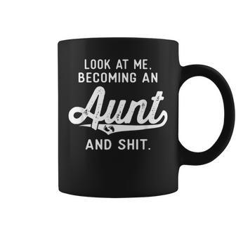 New Aunt Future Auntie To Be Pregnancy Becoming A Aunt Coffee Mug - Monsterry AU