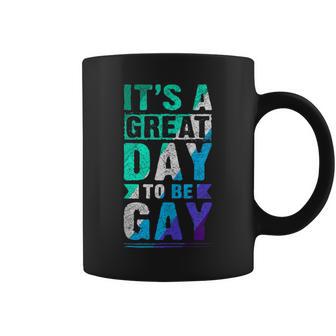 New Blue Gay Male Mlm Pride Flag Coffee Mug - Monsterry CA