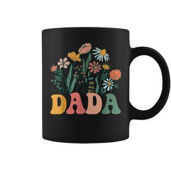 New Dada Wildflower First Birthday & Baby Shower Coffee Mug - Seseable