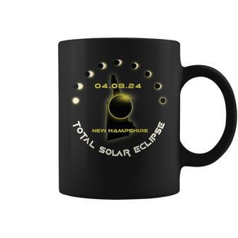 New Hampshire Solar Eclipse 2024 Watch Party Total Eclipse Coffee Mug - Monsterry