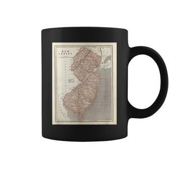 New Jersey Map T Coffee Mug - Monsterry AU