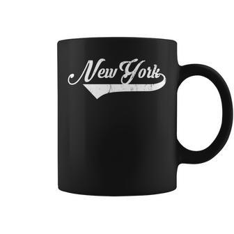 New York City New York Vintage Retro Style Coffee Mug - Monsterry AU