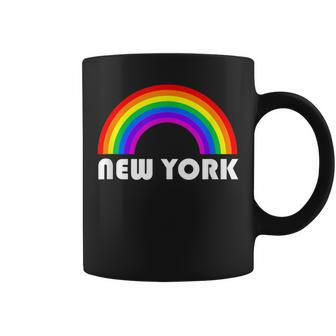 New York Gay Lesbian Bisexual Transgender Pride Lgbt Coffee Mug - Monsterry UK
