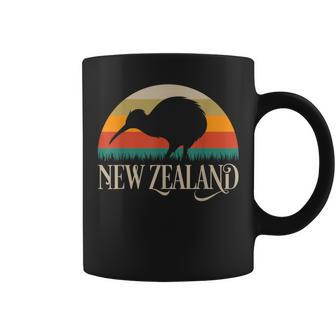New Zealand Kiwi Vintage Bird Nz Travel Kiwis New Zealander Coffee Mug - Seseable