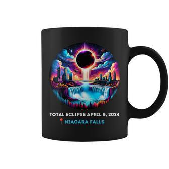 Niagara Falls New York Ny Total Solar Eclipse April 8 2024 Coffee Mug | Mazezy