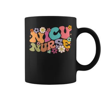 Nicu Nurse Icu Groovy Nursing Neonatal Intensive Care Unit Coffee Mug - Monsterry