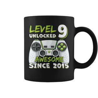 Nine 9Th Birthday Decoration Boy 9Yr 9 Year Old Birthday Coffee Mug - Monsterry AU