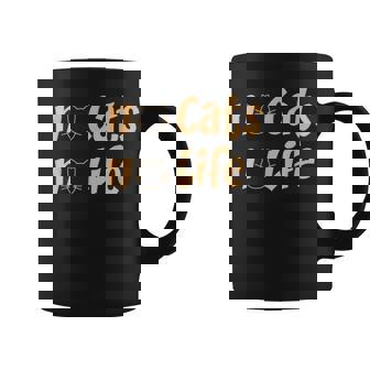 No Cats No Life Amoureux Des Chats Tasse - Cadeauxyz