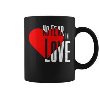 No Fear In Love A Fiancé Fiancée Lovers Engagement Romance Coffee Mug - Monsterry UK