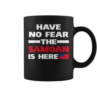 Have No Fear The Samoan Is Here Flag Coffee Mug - Monsterry UK