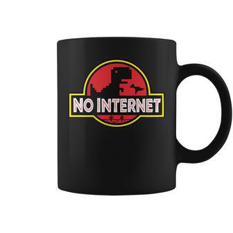 No Internet Park T-Rex Dinosaur For Geek Or Nerd Friend Tassen - Seseable