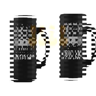 No Prob-Llama Cute Llama Alpaca Sunglasses Taza de café - Regaloses
