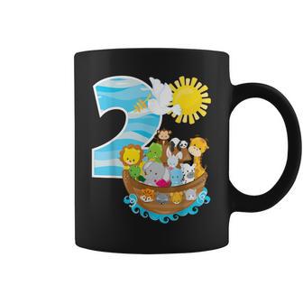 Noah's Ark Birthday Party 2Nd Birthday 2 Year Old Toddler Coffee Mug - Monsterry AU