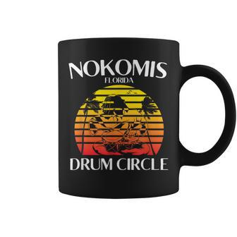 Nokomis Florida Drum Circle Drummer Coffee Mug - Monsterry