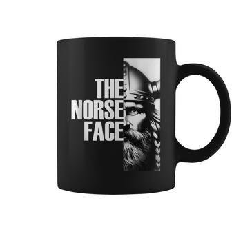 The Norse Face Viking Warrior Face 4 Coffee Mug - Monsterry DE