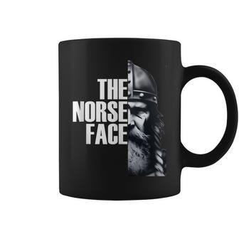 The Norse Face Viking Warrior Face Coffee Mug - Monsterry DE