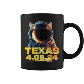 North America Total Solar Eclipse Dog Corgi 2024 Texas Usa Coffee Mug - Monsterry