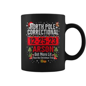 North Pole Correctional Got More Lit Than Christmas Tree Coffee Mug - Monsterry