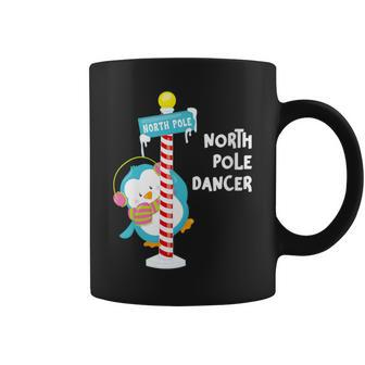 North Pole Dancer Penguin Christmas Coffee Mug - Monsterry DE