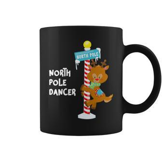 North Pole Dancer Rudolph The Reindeer Christmas Fun Coffee Mug - Monsterry AU