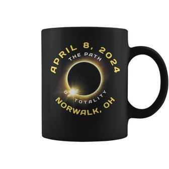Norwalk Ohio Solar Eclipse Totality April 8 2024 Coffee Mug | Mazezy