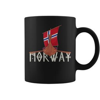 Norwayiking Ship Norge Flag Tassen - Geschenkecke