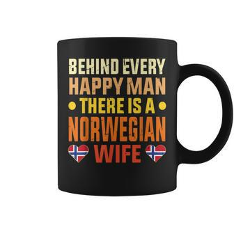 Norwegian Wife Husband Man Married To A Norwegian Coffee Mug - Thegiftio UK