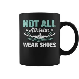 Not All Athletes Wear Shoes Coffee Mug - Monsterry CA