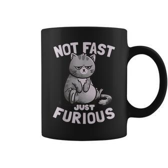 Not Fast Just Furious Cute Cat Coffee Mug - Monsterry CA