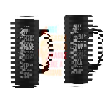 Not Fragile Like A Flower Fragile Like A Bomb Coffee Mug - Monsterry