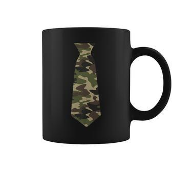Not So Formal With Tie On It Camo Tie Casual Friday Coffee Mug - Monsterry