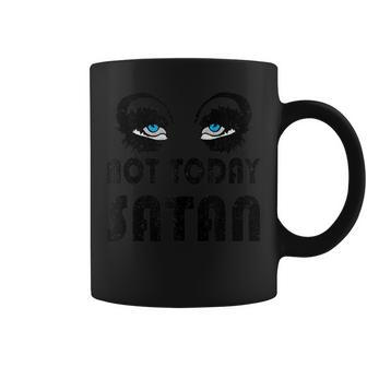 Not Today Satan Drag Queen Race Coffee Mug - Monsterry UK
