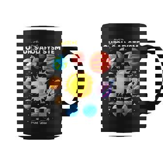 Nuestro Impresionante Sistema Solar Planetas Espacio Niños Niñas Ciencia Taza de café - Regaloses