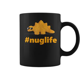 Nug Life Dino Nuggs Dino Chicken Nuggets Dinosaur Nugget Coffee Mug - Seseable