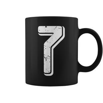 Number 7 Lucky Number Seven Coffee Mug - Monsterry CA