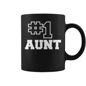 Number One Aunt No 1 Best Mama Auntie Coffee Mug - Monsterry