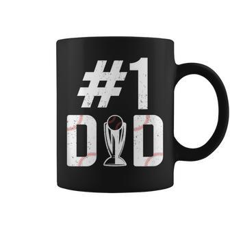 Number One Baseball Dad For Fathers Day 1 Daddy Sports Coffee Mug - Thegiftio UK