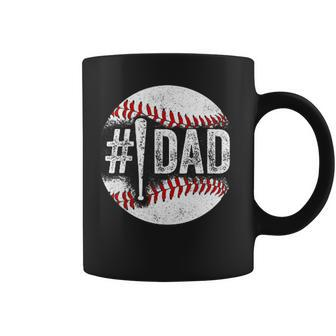 Number One Baseball Dad For Fathers Day Christmas 1 Daddy Coffee Mug - Monsterry CA