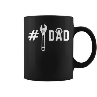 Number One Mechanic Dad Father's Day Mechanical Dad Coffee Mug - Monsterry DE