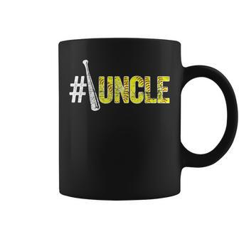 Number One Softball Uncle Fathers Day Softball Uncle Coffee Mug - Thegiftio UK
