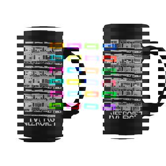 Nunca Olvides Cinta De Audio Para Cassette – Nunca Olvides 80S Taza de café - Regaloses