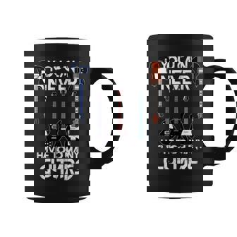 Nunca Puedes Tener Demasiadas Guitarras Amante De La Música Guitarrista Taza de café - Regaloses