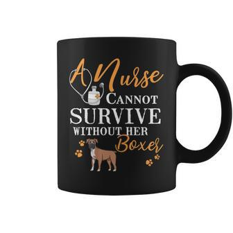 Nurse Boxer Mom Quote Dogs Lover Coffee Mug | Crazezy AU