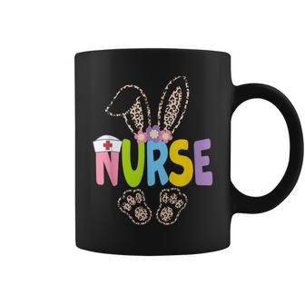 Nurse Bunny Leopard Easter Nurse Easter Nurse Life Bunny Coffee Mug | Mazezy