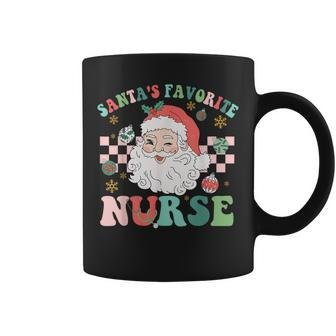 Nurse Christmas Santa's Favorite Nurse Christmas Coffee Mug - Thegiftio UK