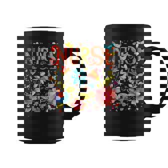 Nurse Easter Health Worker Spring Flowers Rn Coffee Mug - Thegiftio